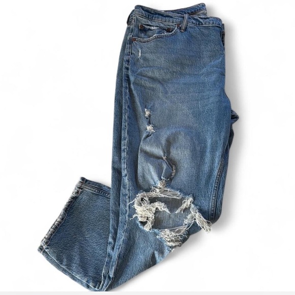 Abercrombie The Dad High Rise Jeans - Picture 5 of 7